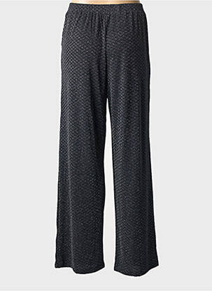 Pantalon drept talie elastică negru KAFFE femeie