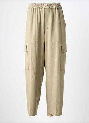 Pantalon cargo croială dreaptă bej IN WEAR femeie