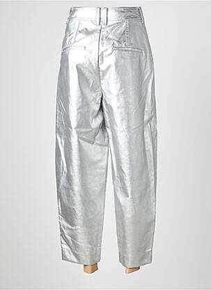 Pantalon 7/8 închidere cu fermoar sub clapetă cu cârlig argintiu IN WEAR femeie