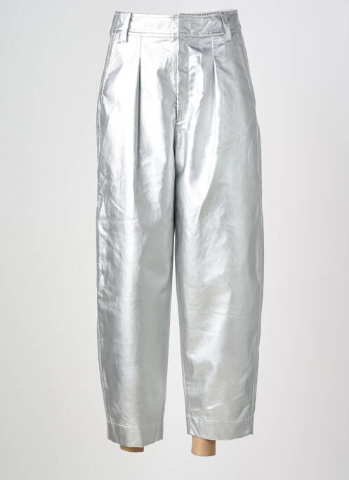 Pantalon 7/8 închidere cu fermoar sub clapetă cu cârlig negru IN WEAR femme