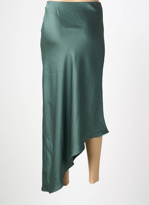 Fustă lungă croială fluidă verde KAFFE femme