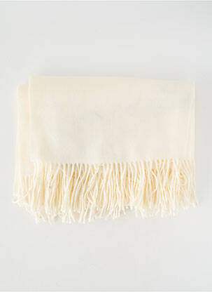 Eșarfă plasă fină bej SEE U SOON femme