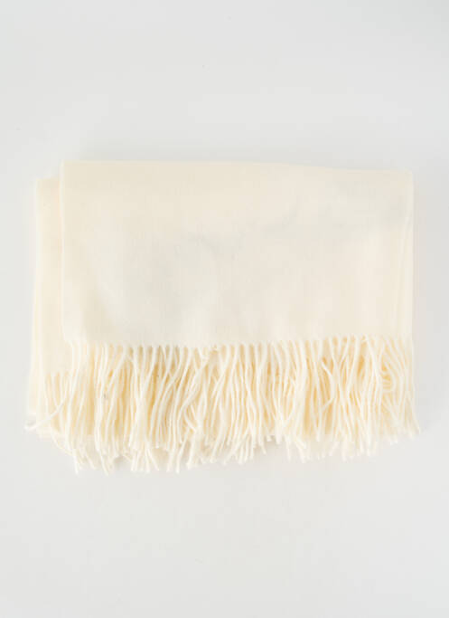 Eșarfă plasă fină bej SEE U SOON femme