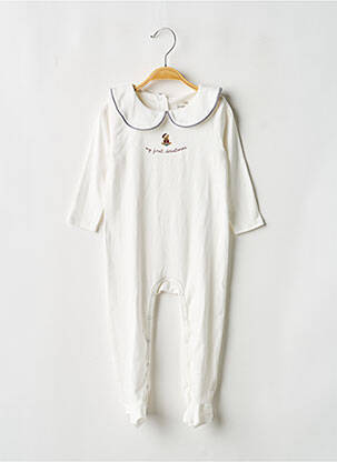 Pijama mâneci lungi alb KONGES SLOJD enfant