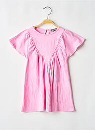 Rochie scurtă mâneci scurte mâneci scurte roz QUAPI fille
