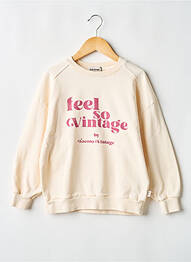 Hanorac mâneci lungi mâneci lungi bej TOCOTO VINTAGE fille