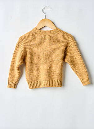 Vestă cu mâneci lungi croială cambrată galben TOCOTO VINTAGE copil