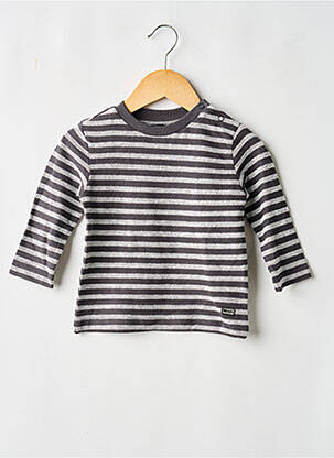 Tricou mâneci lungi mâneci lungi gri QUAPI băiat