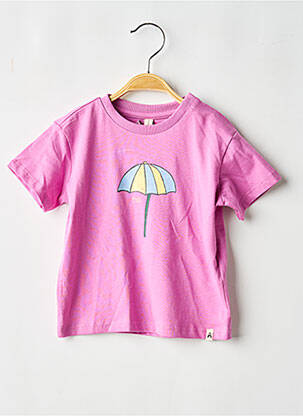 Tricou croială dreaptă mâneci scurte roz THE NEW CHAPTER fată