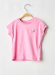 Tricou elasticitate mâneci scurte roz THE NEW CHAPTER fille