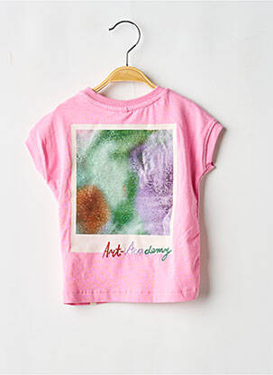 Tricou elasticitate mâneci scurte roz THE NEW CHAPTER fată