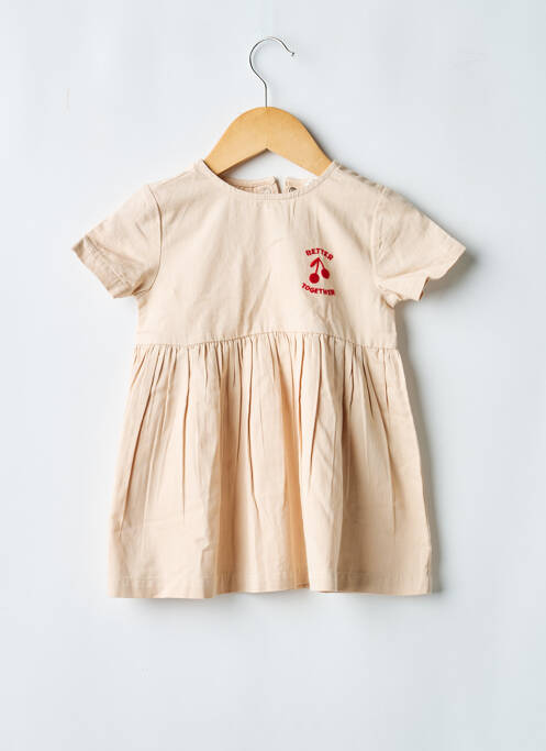Rochie scurtă mâneci scurte mâneci scurte bej LIEWOOD fille