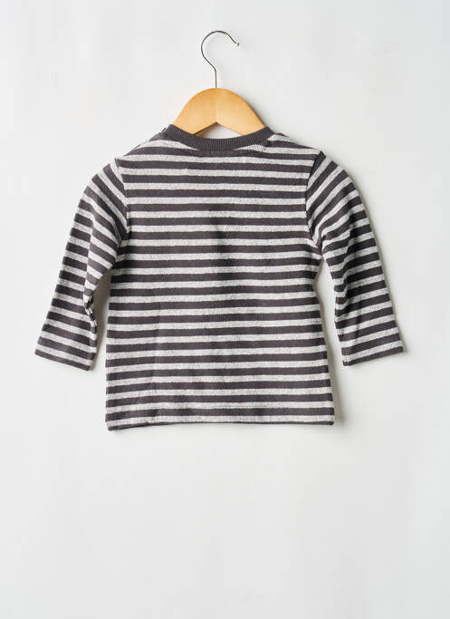 Tricou mâneci lungi mâneci lungi gri QUAPI garcon