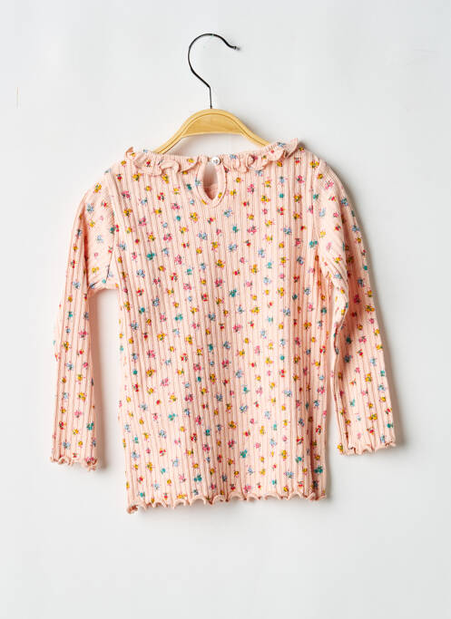 Tricou croială dreaptă mâneci lungi roz KONGES SLOJD fille