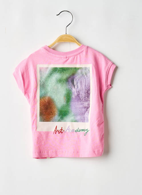 Tricou elasticitate mâneci scurte roz THE NEW CHAPTER fille
