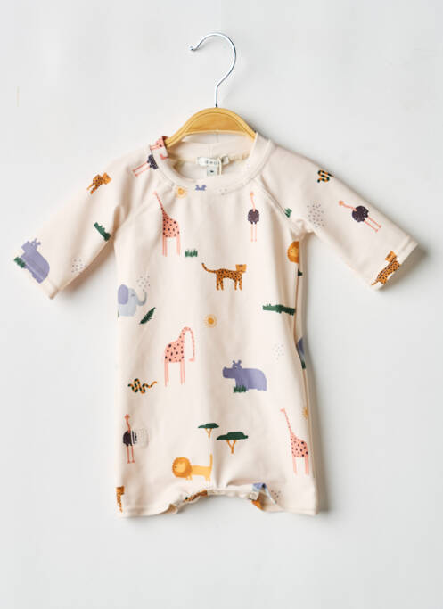 Costum de baie dintr-o singură piesă elasticitate bej LIEWOOD garcon