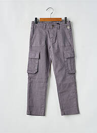 Pantalon cargo elasticitate mărime reglabilă gri LEVV LABEL garcon