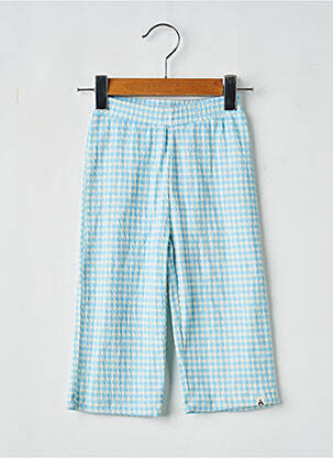 Pantalon drept croială dreaptă talie elastică albastru THE NEW CHAPTER fată