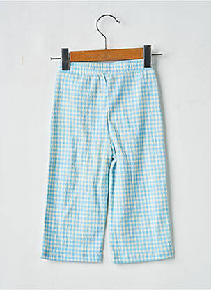 Pantalon drept croială dreaptă talie elastică albastru THE NEW CHAPTER fată