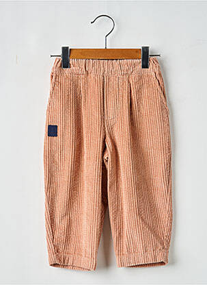 Pantalon drept croială dreaptă mărime reglabilă portocalie LIEWOOD băiat
