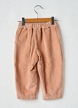 Pantalon drept croială dreaptă mărime reglabilă portocalie LIEWOOD băiat