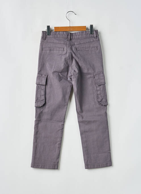 Pantalon cargo elasticitate mărime reglabilă gri LEVV LABEL garcon