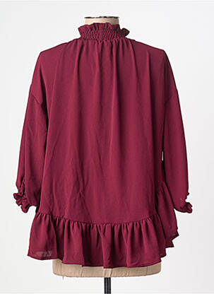 Top țesătură crep mâneci lungi violet YOU UDRESS femeie