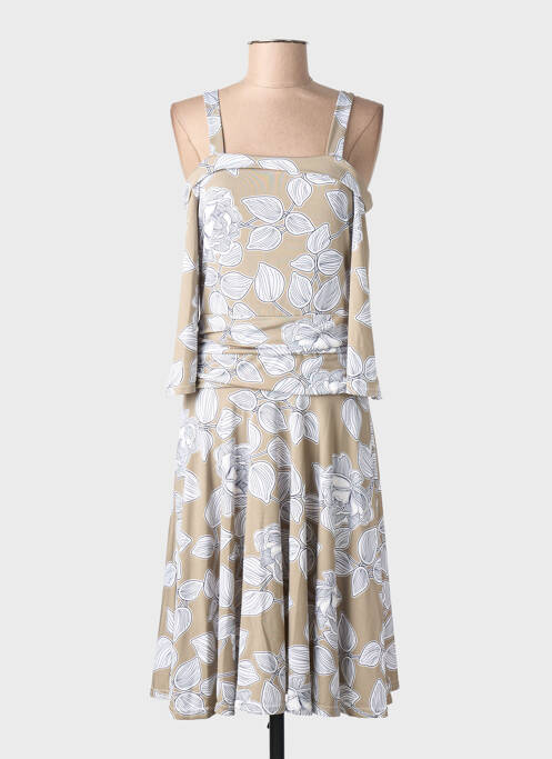 Rochie midi mâneci 3/4 mâneci 3/4 verde MULTIPLES femme