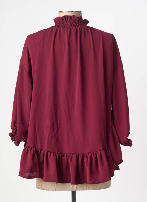 Top croială fluidă mâneci lungi violet YOU UDRESS femme
