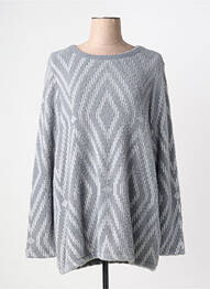 Pulover guler rotund mâneci lungi gri CECIL femme