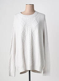 Pulover guler rotund mâneci lungi gri CECIL femme