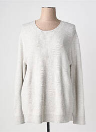 Pulover guler rotund mâneci lungi gri CECIL femme