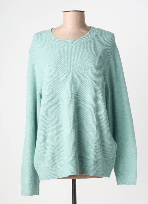 Pulover guler rotund mâneci lungi verde CECIL femme