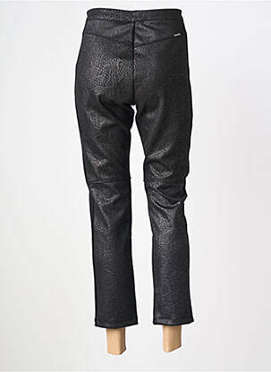 Pantalon 7/8 elasticitate mărime normală negru MALOKA femeie