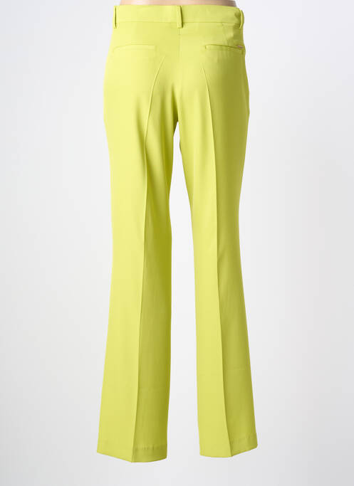 Pantalon drept țesătură poplin mărime normală verde LCDN femme