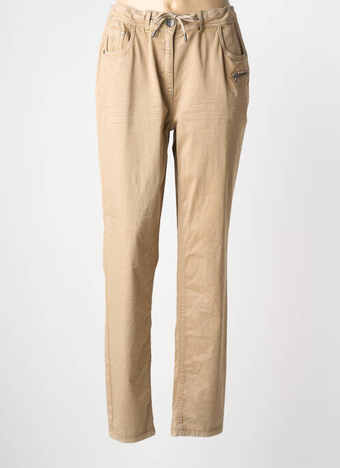 Pantalon drept elasticitate mărime normală bej CECIL femme