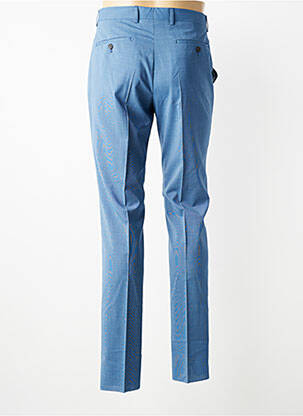 Pantalon slim talie cu cleme mărime normală albastru HAFNIUM bărbat