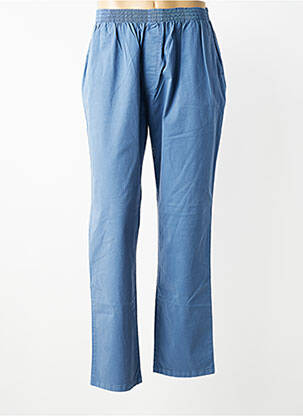 Pantalon chino țesătură poplin mărime normală albastru LCDN bărbat