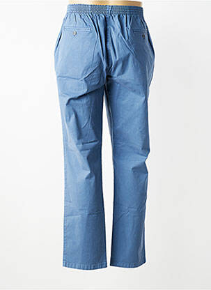 Pantalon chino țesătură poplin mărime normală albastru LCDN bărbat