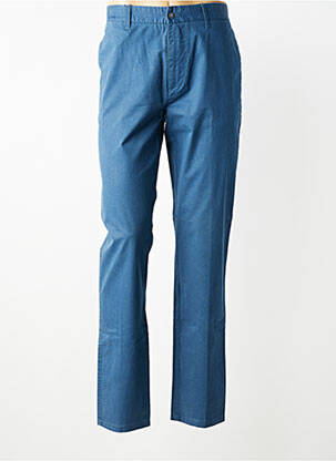 Pantalon chino țesătură poplin mărime normală albastru LCDN homme