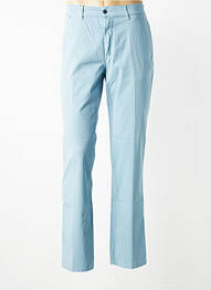 Pantalon chino țesătură poplin mărime normală albastru LCDN bărbat