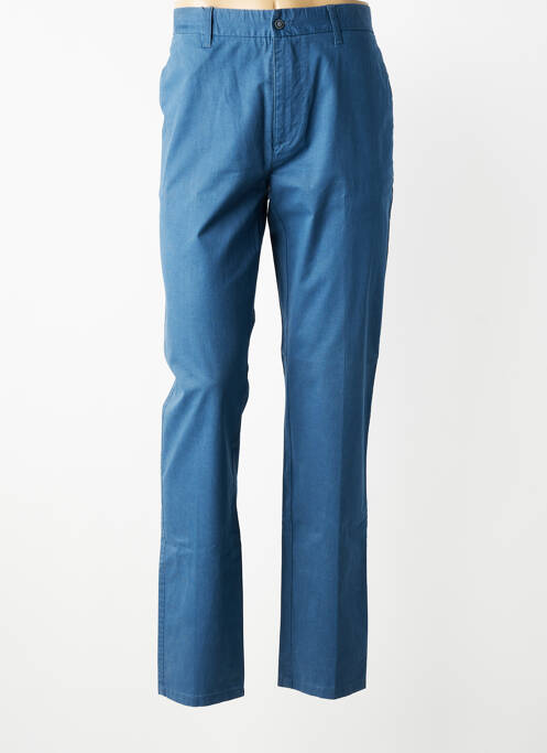 Pantalon chino țesătură poplin mărime normală albastru LCDN homme