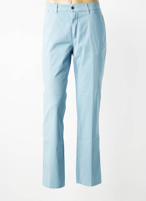 Pantalon chino țesătură poplin mărime normală albastru LCDN homme