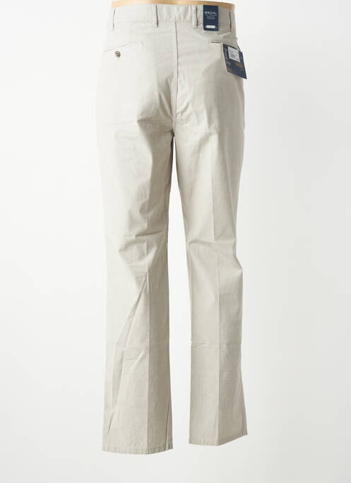 Pantalon chino țesătură poplin mărime normală bej BRÜHL homme