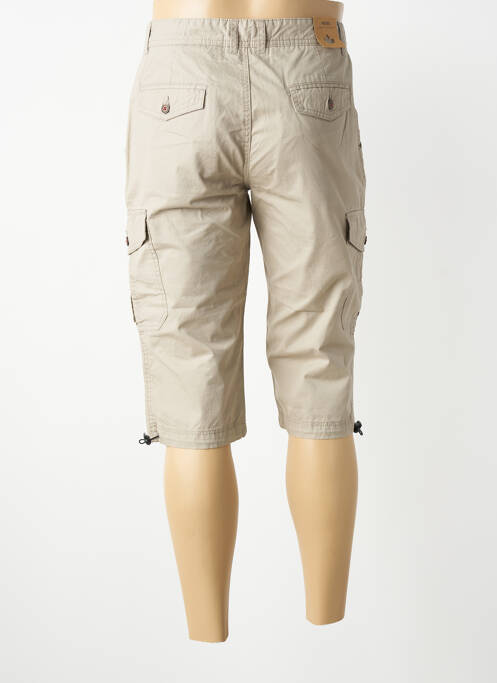 Bermudă țesătură poplin mărime normală bej RED POINT homme