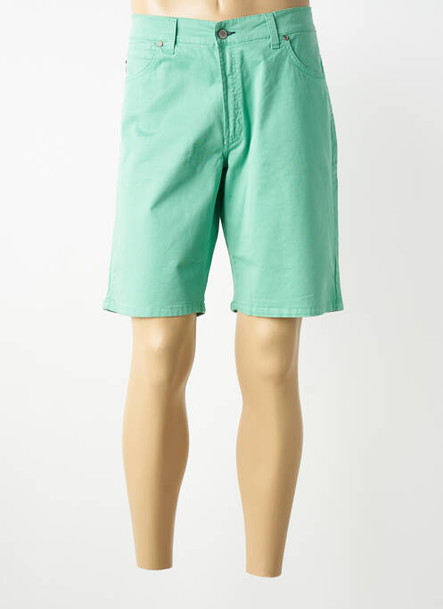 Bermudă țesătură poplin mărime normală verde DOS GALGOS homme