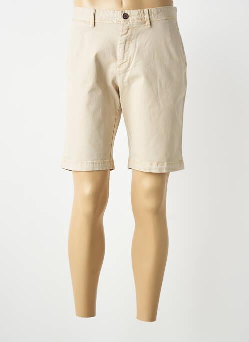 Bermudă țesătură poplin mărime normală bej S4 JACKETS homme