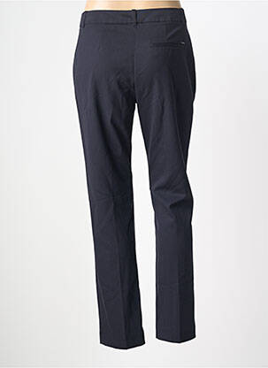 Pantalon slim țesătură poplin mărime normală albastru IKKS femeie