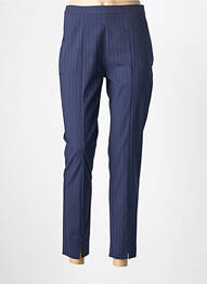 Pantalon 7/8 elasticitate mărime normală albastru IKKS femme