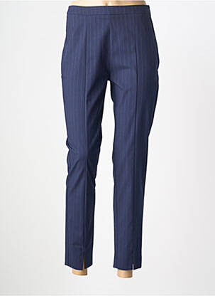 Pantalon 7/8 elasticitate mărime normală albastru IKKS femme